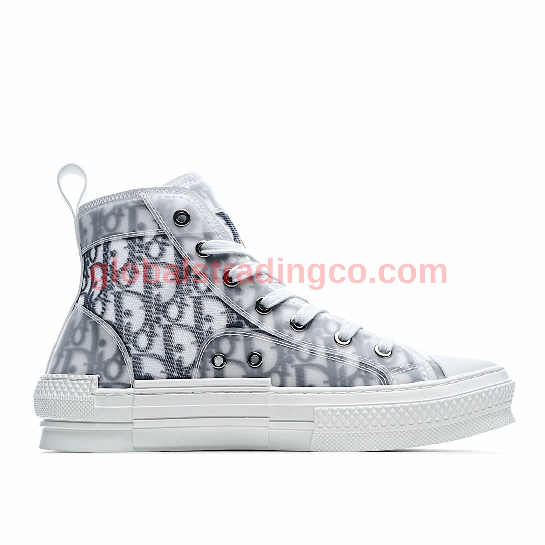 Dior B23 Oblique Slip-on Low Top Sneakers Sheer Print Sneakers
